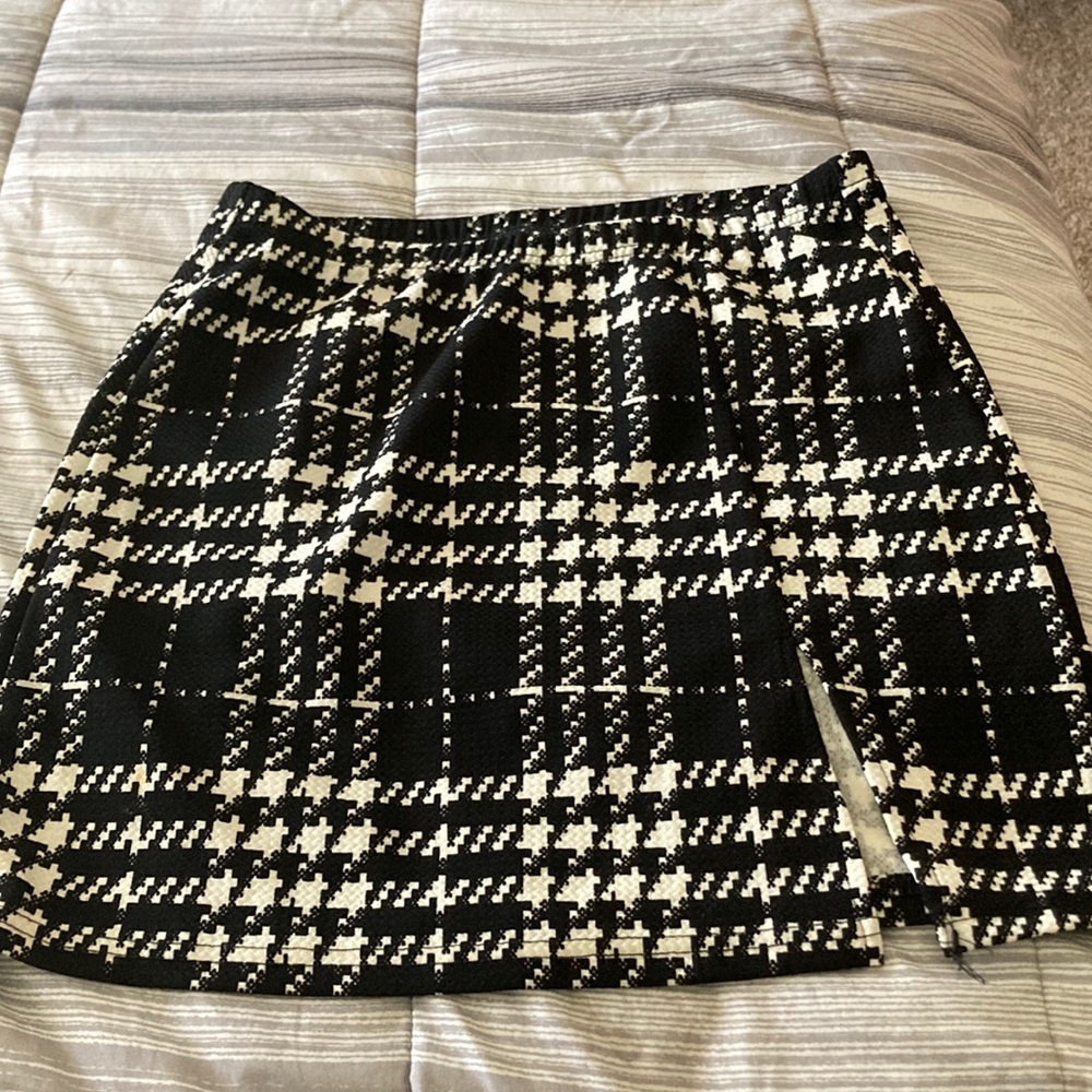 Women’s plaid mini skirt